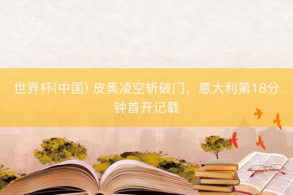 世界杯(中国) 皮奥凌空斩破门，意大利第18分钟首开记载