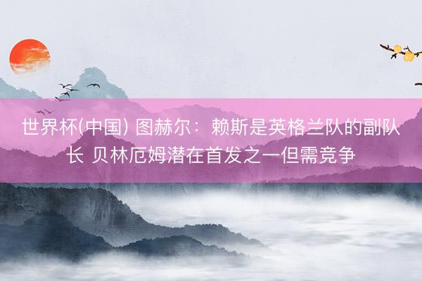 世界杯(中国) 图赫尔：赖斯是英格兰队的副队长 贝林厄姆潜在首发之一但需竞争